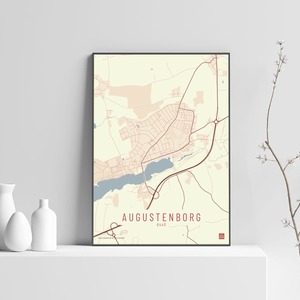 Augenstenborg by plakat local poster lys