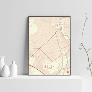 Dalum by plakat local poster lys