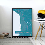 Gudmindrup Strand by plakat local poster