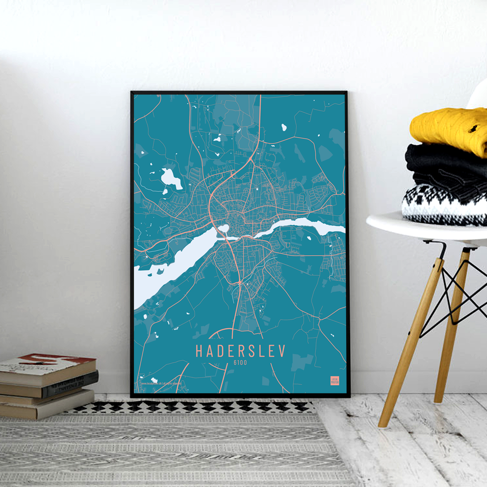 Haderslev Strand by plakat local poster