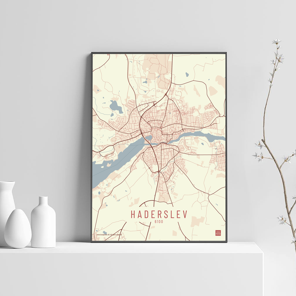 Haderslev Strand by plakat local poster