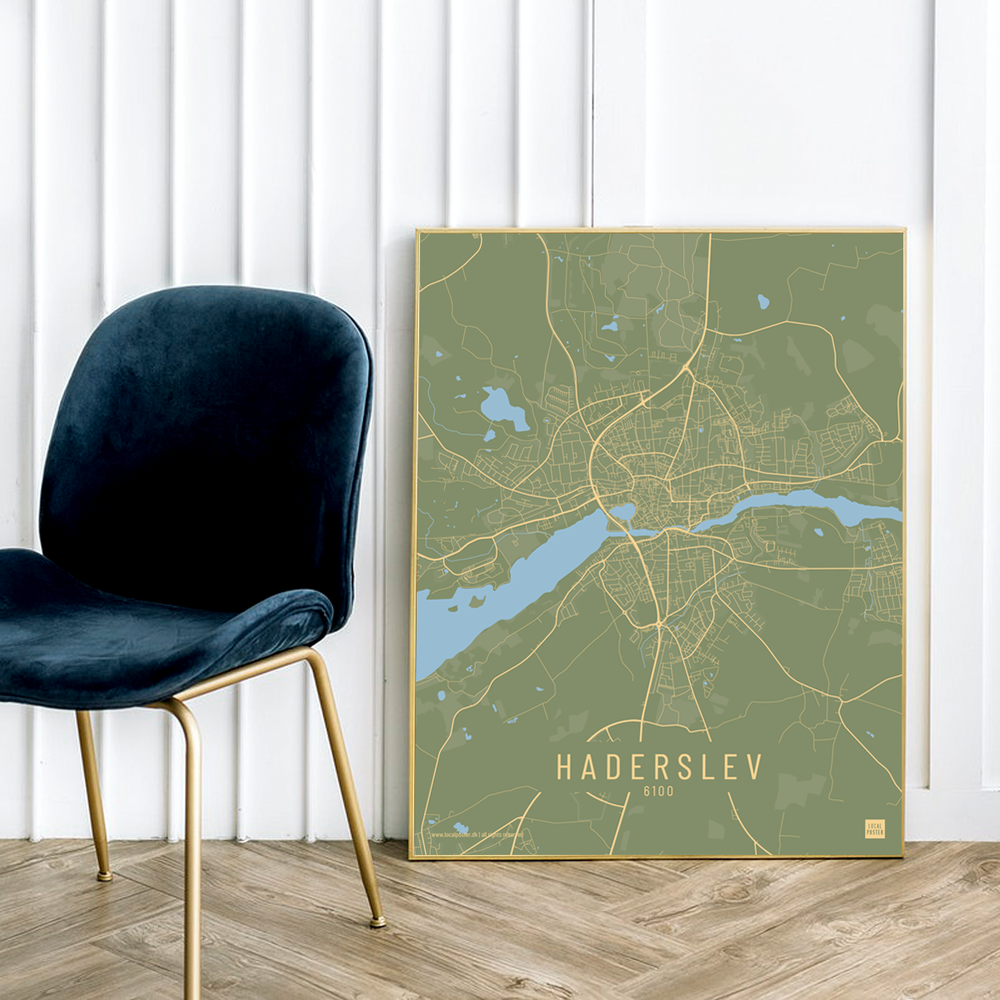 Haderslev Strand by plakat local poster