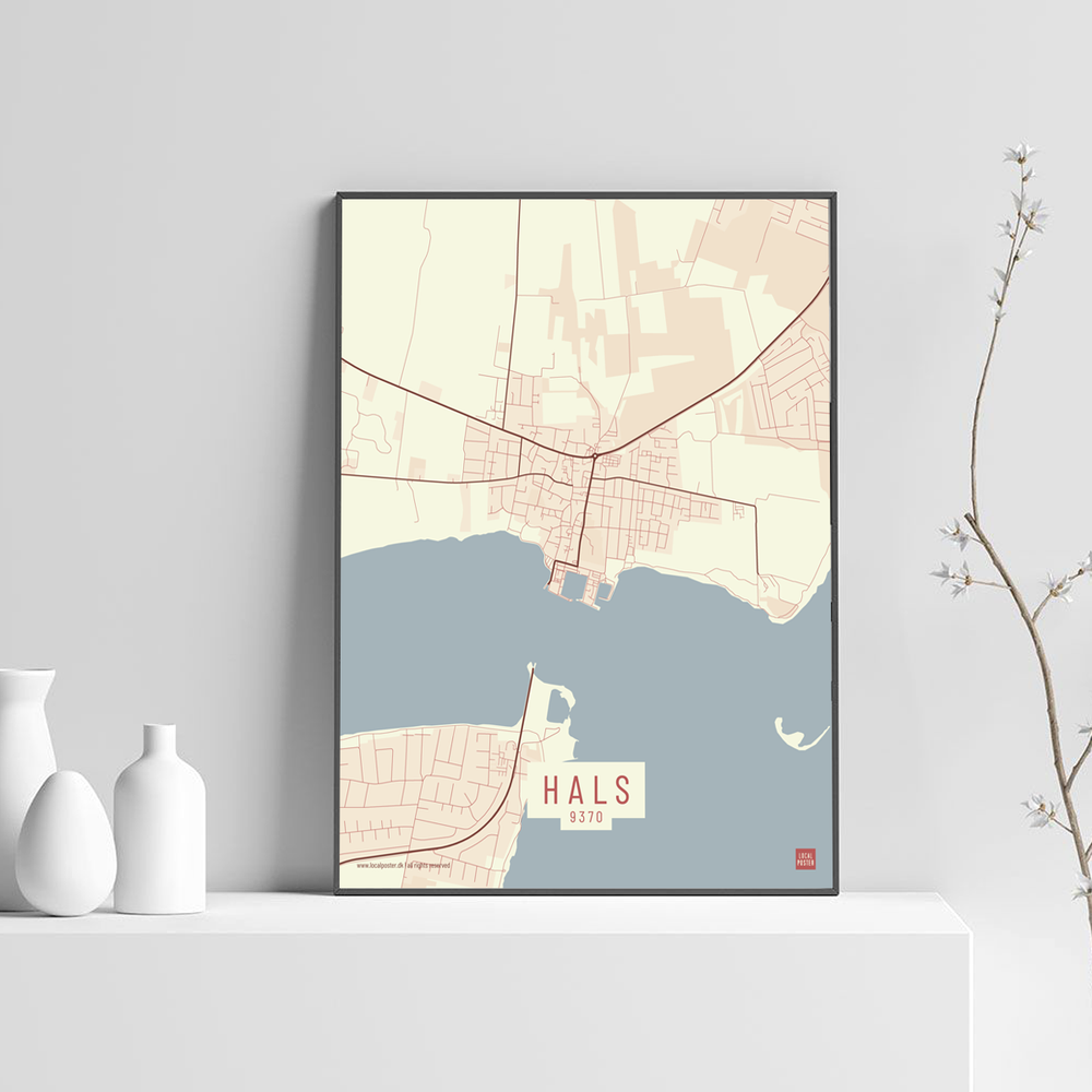 Hals by plakat local poster