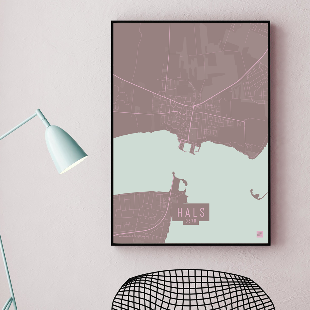 Hals by plakat local poster