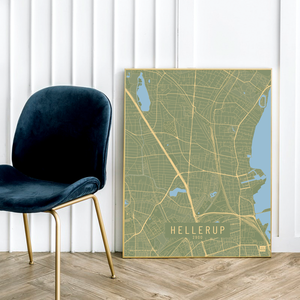 Hellerup Strand by plakat local poster