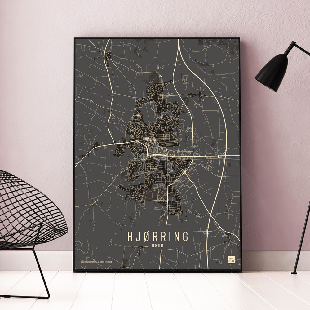 Hjørring by plakat local poster