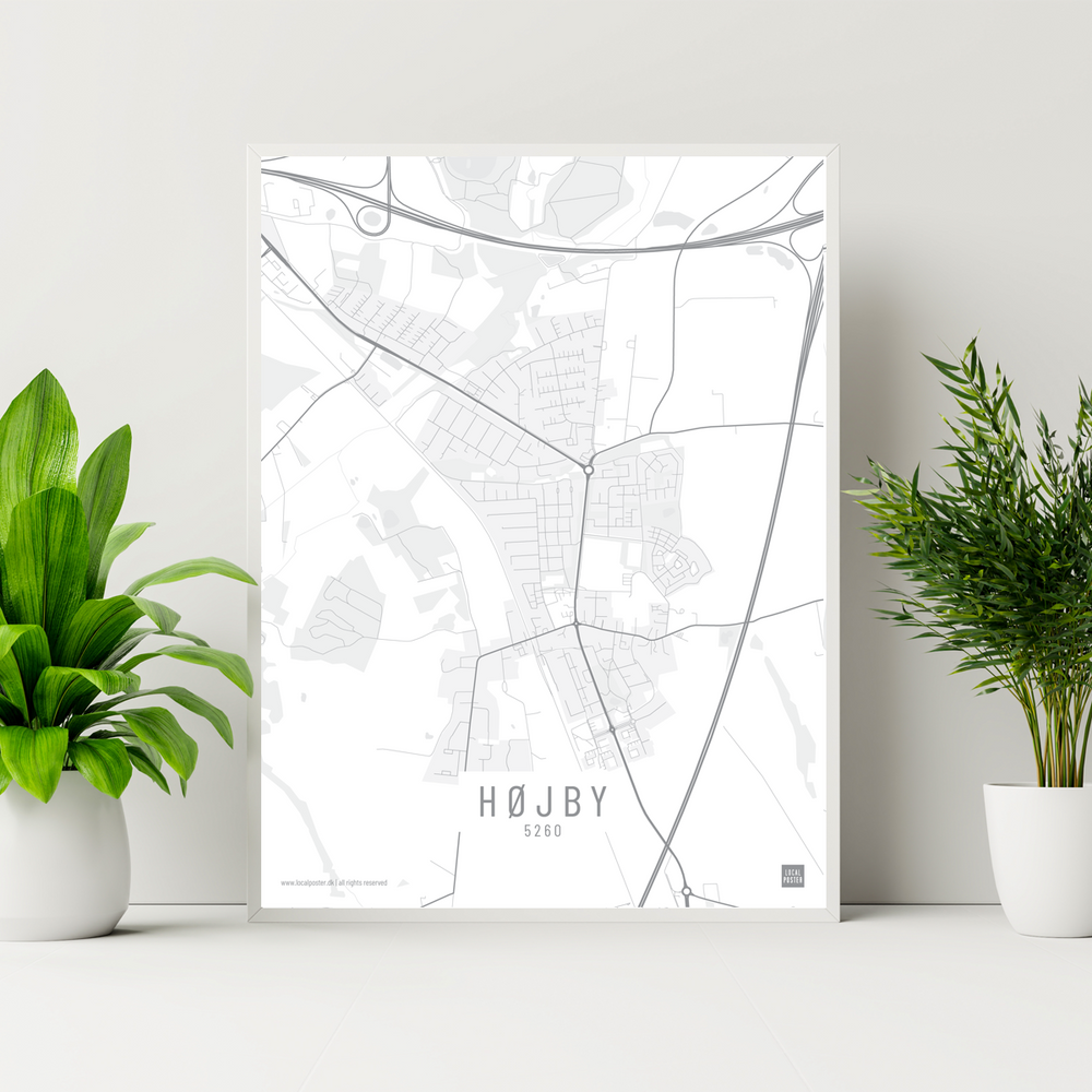 Højby by plakat local poster