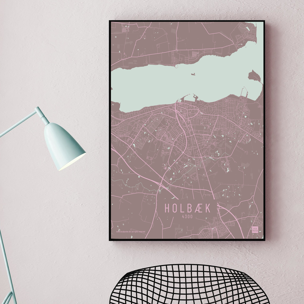Holbæk by plakat local poster
