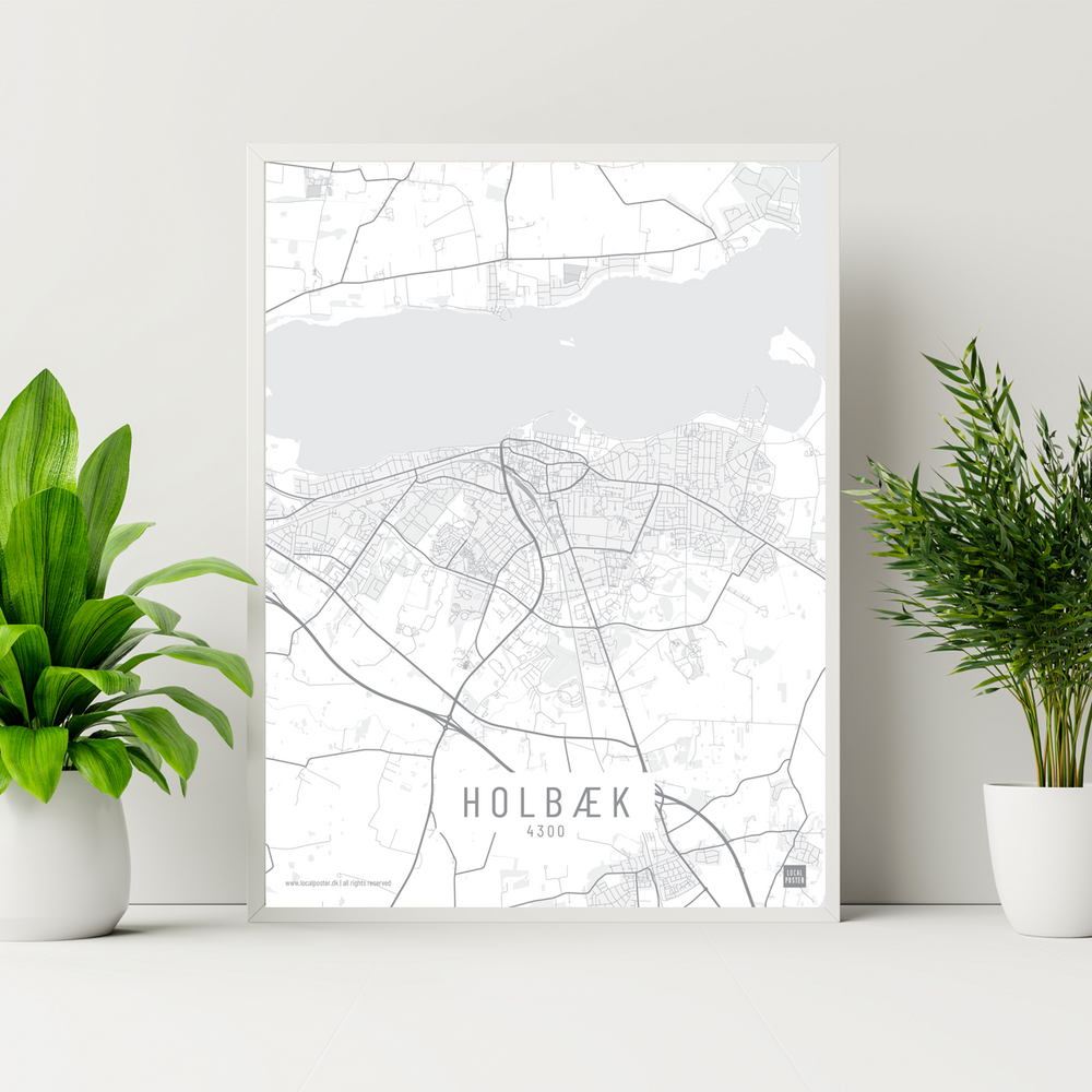 Holbæk by plakat local poster