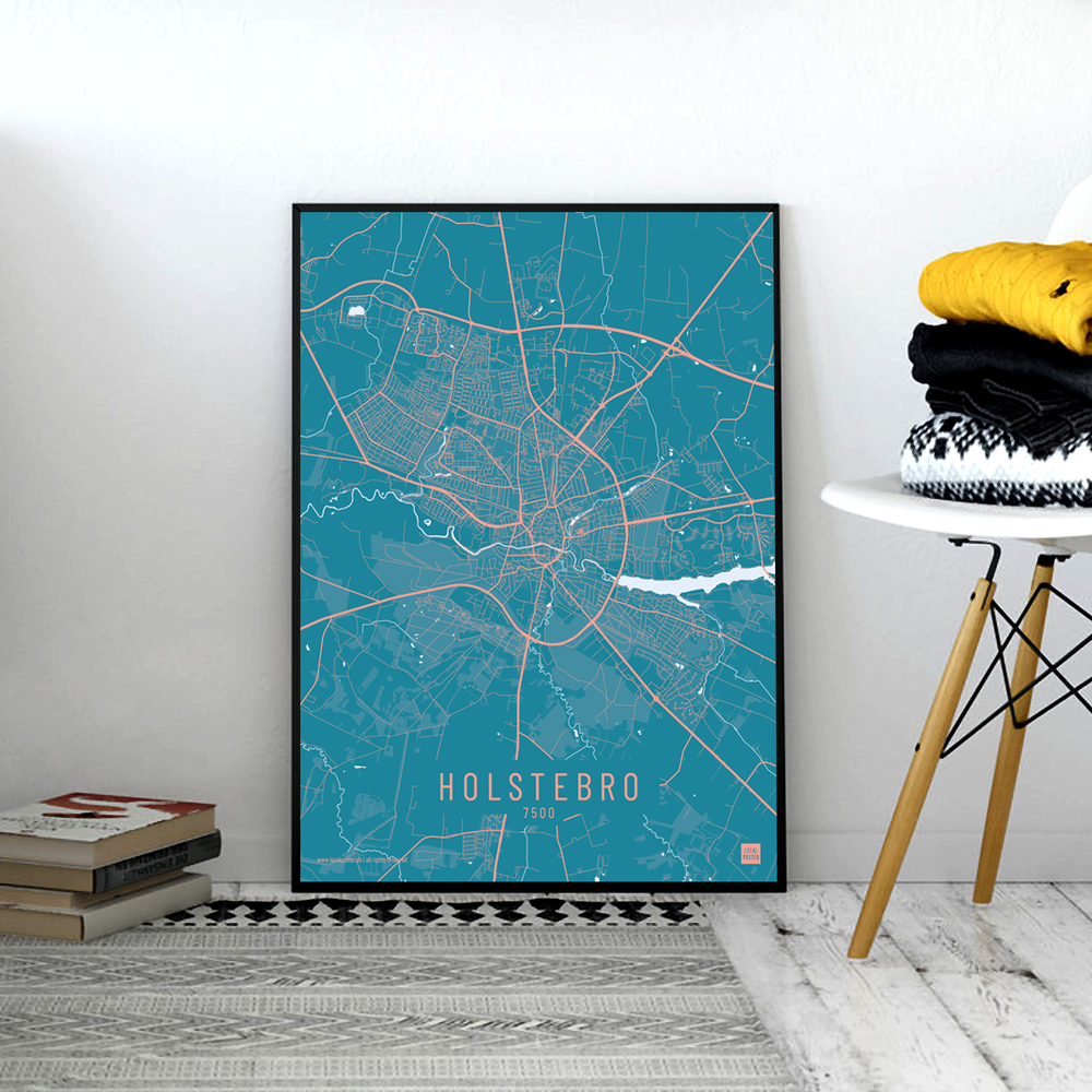 Holstebro by plakat local poster