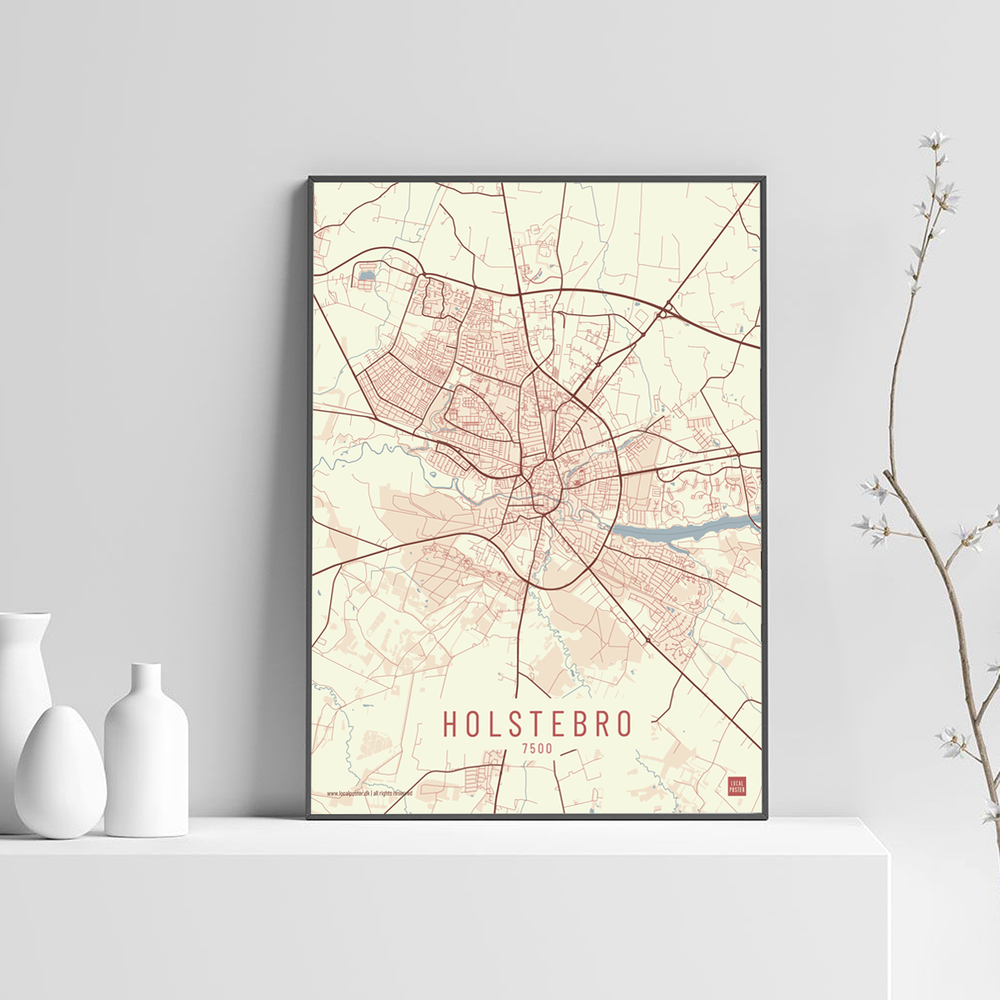 Holstebro by plakat local poster