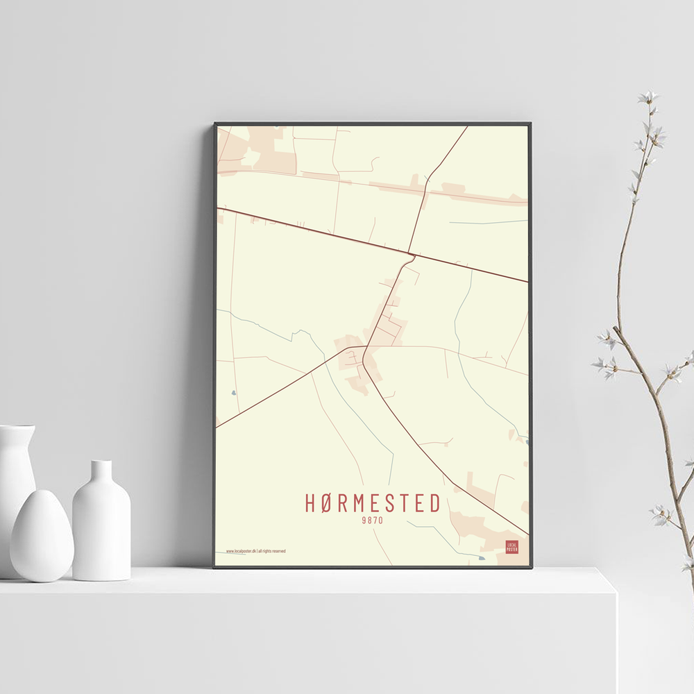 Hørmested by plakat local poster