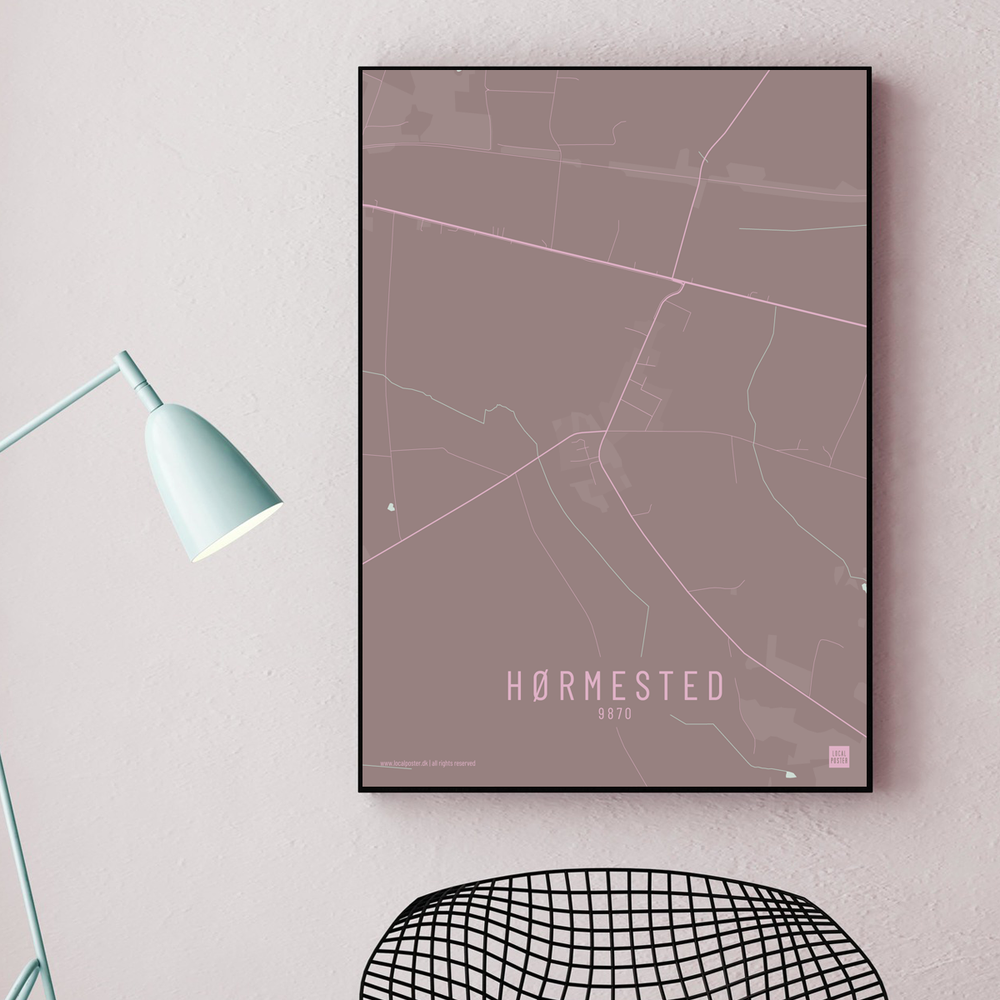 Hørmested by plakat local poster