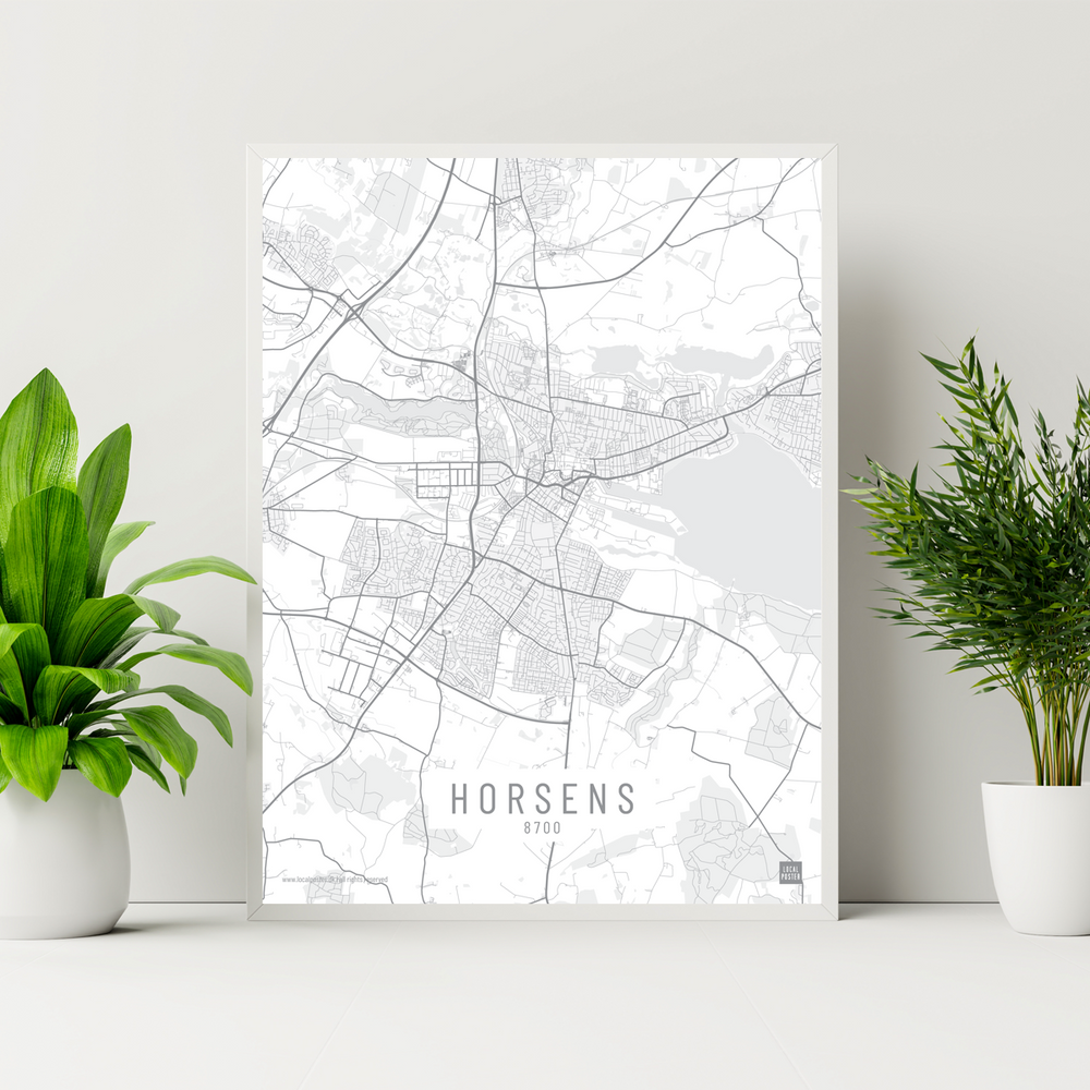 Horsens by plakat local poster