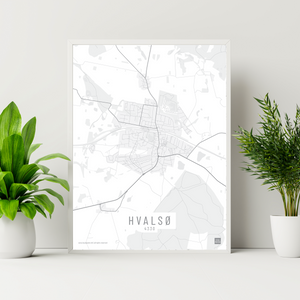 Hvalsø by plakat local poster