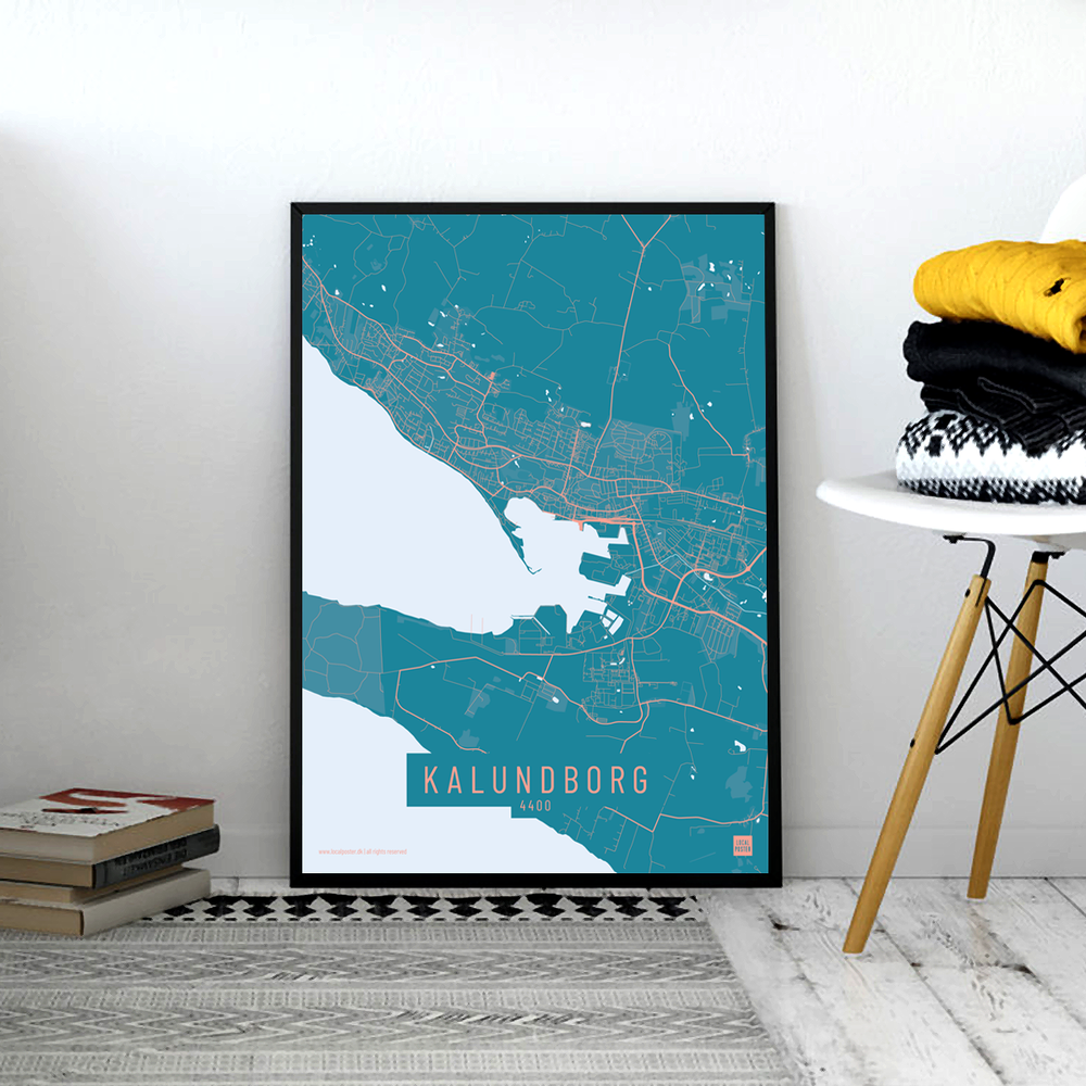 Kalundborg by plakat local poster
