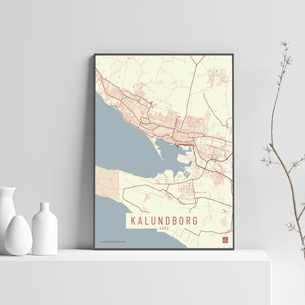 Kalundborg by plakat local poster