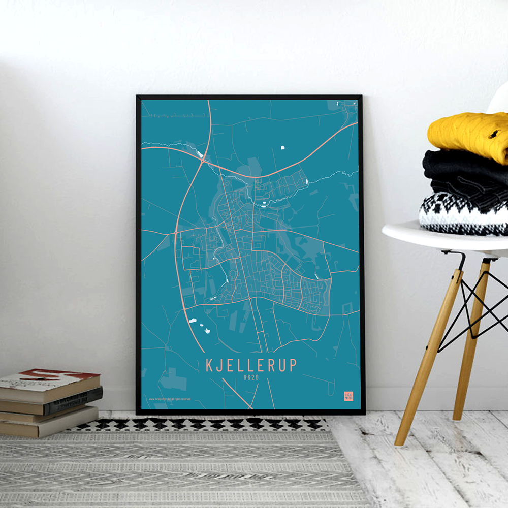 Kjellerup by plakat local poster