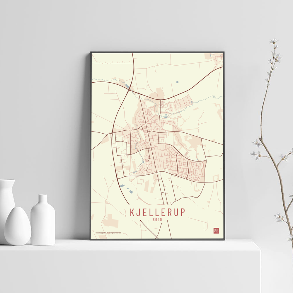 Kjellerup by plakat local poster