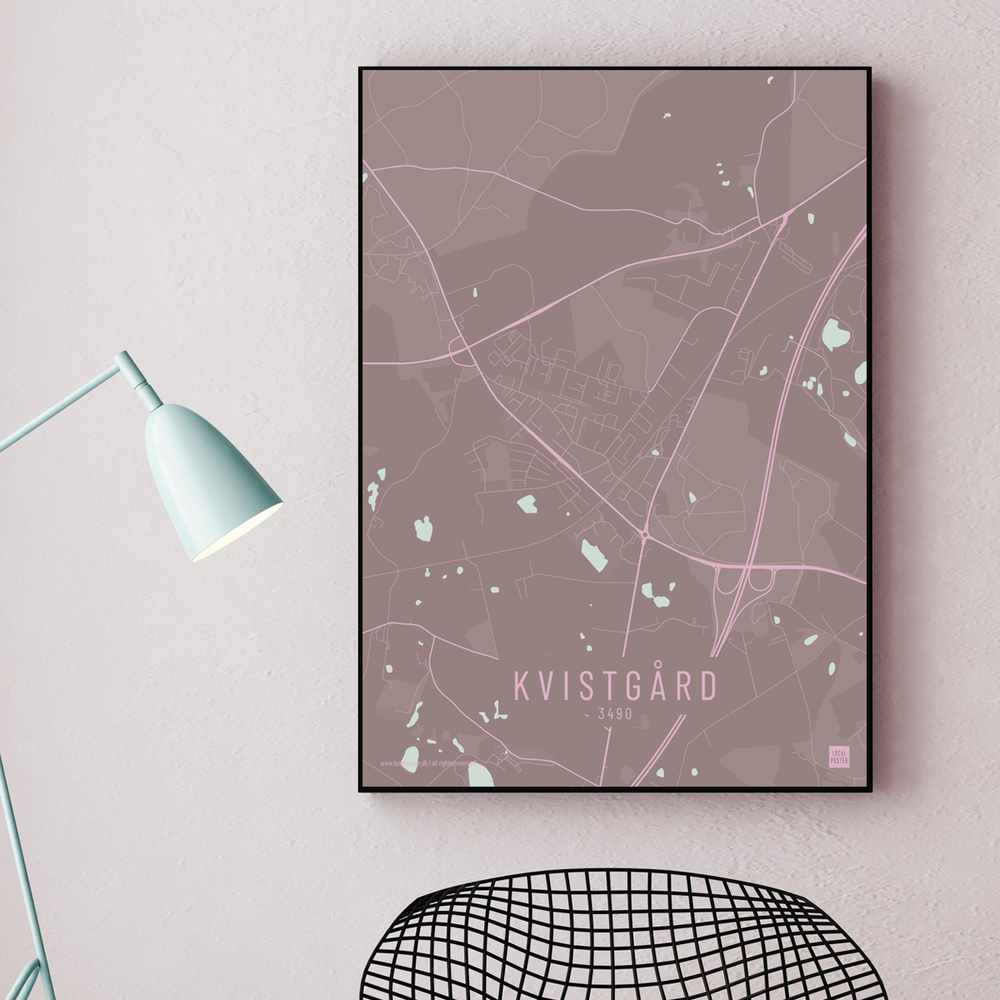 Kvistgård by plakat local poster