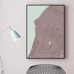 Lohals by plakat local poster