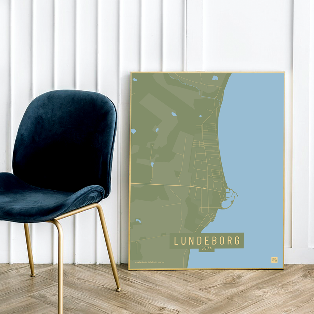 Lundeborg by plakat local poster