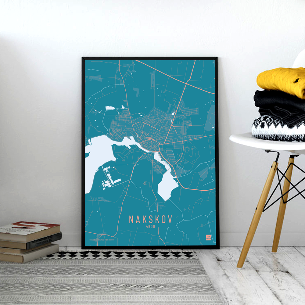 Nakskov by plakat local poster