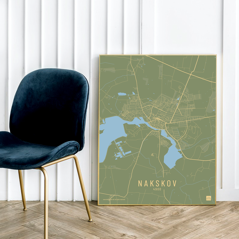 Nakskov by plakat local poster