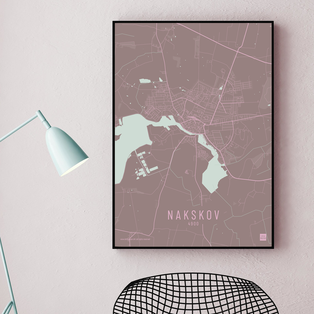 Nakskov by plakat local poster
