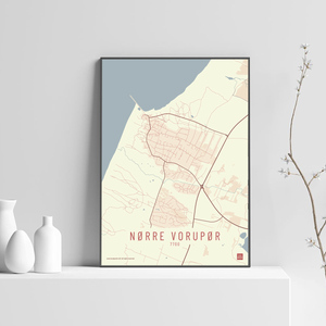 Nørre Vorupør by plakat local poster