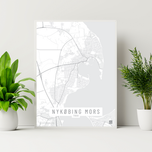 Nykøbing Mors by plakat local poster