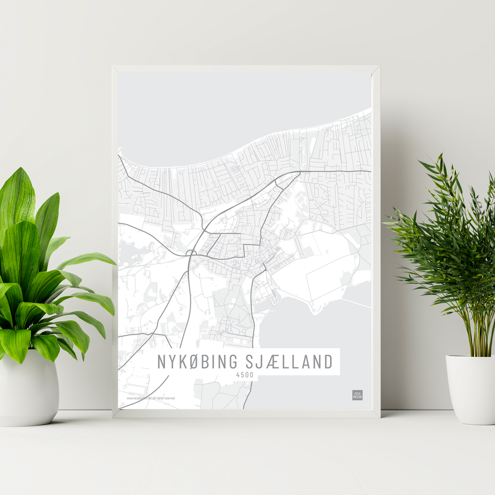 Nykøbing Sjælland by plakat local poster