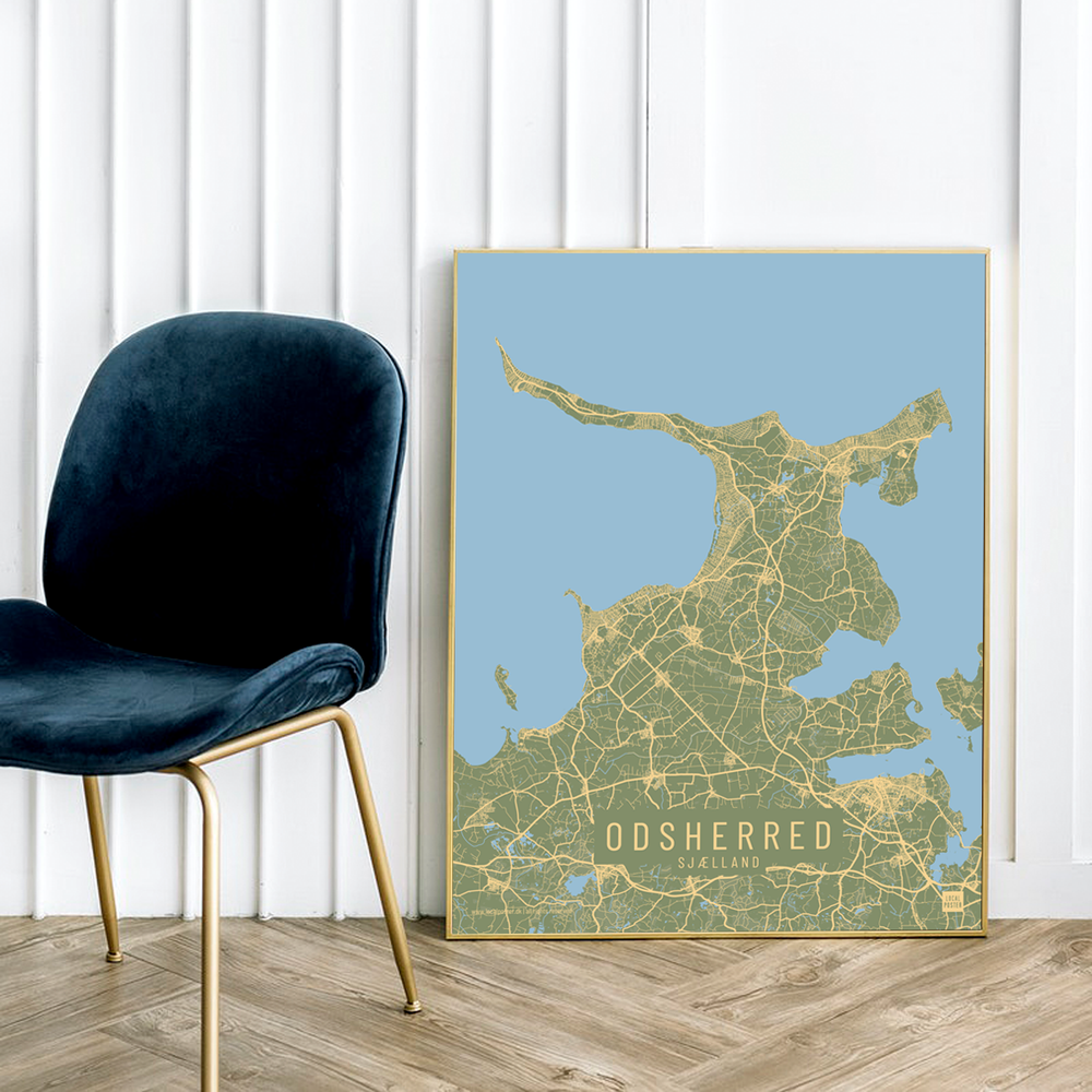 Odsherred by plakat local poster