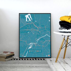 Østerbro by plakat local poster