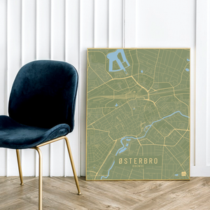 Østerbro by plakat local poster