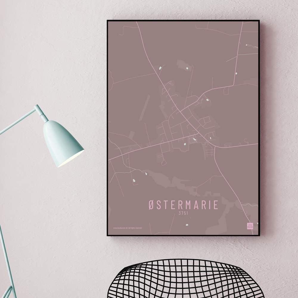 Østermarie by plakat local poster