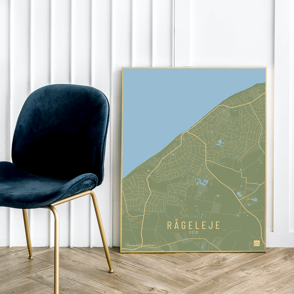 Rågeleje by plakat local poster