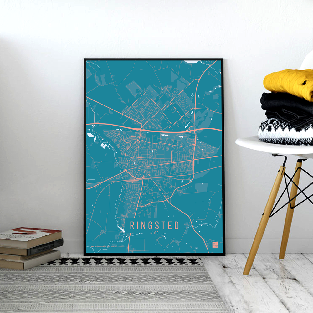 Ringsted by plakat local poster