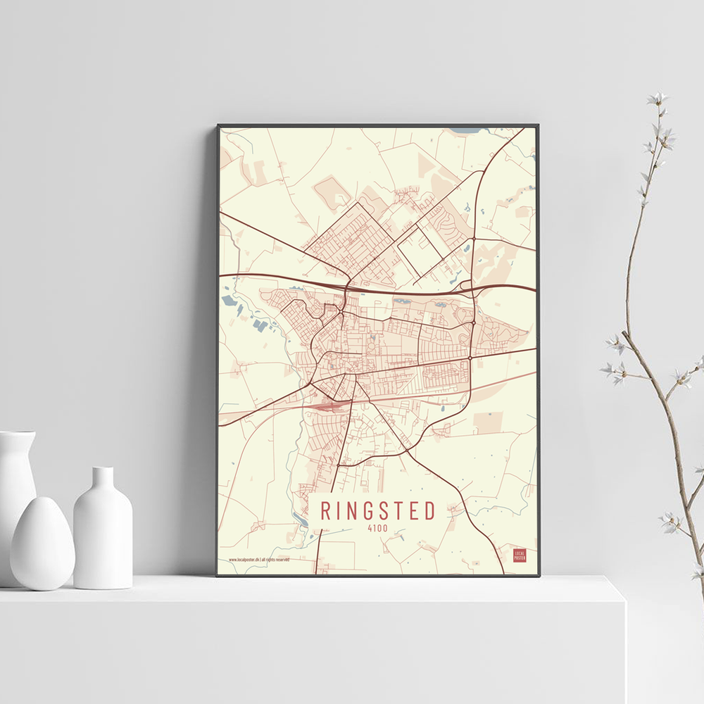 Ringsted by plakat local poster