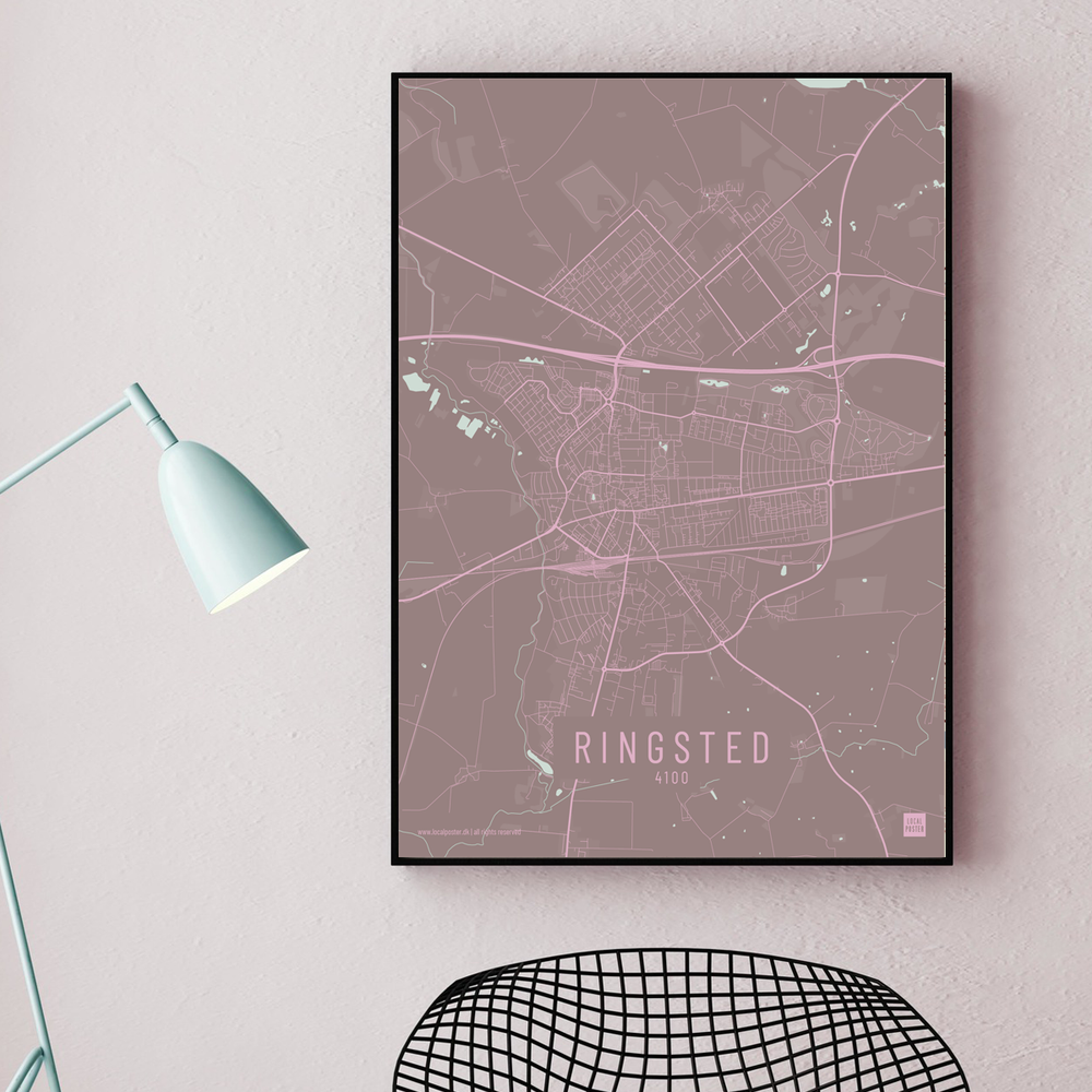 Ringsted by plakat local poster