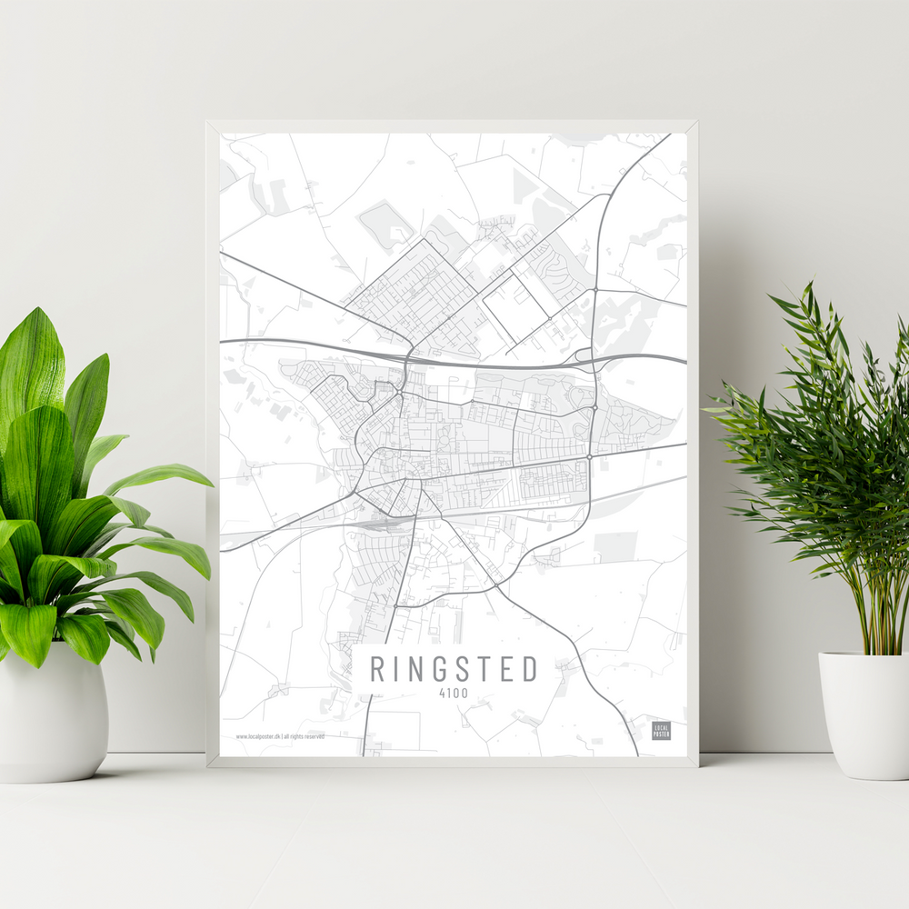 Ringsted by plakat local poster
