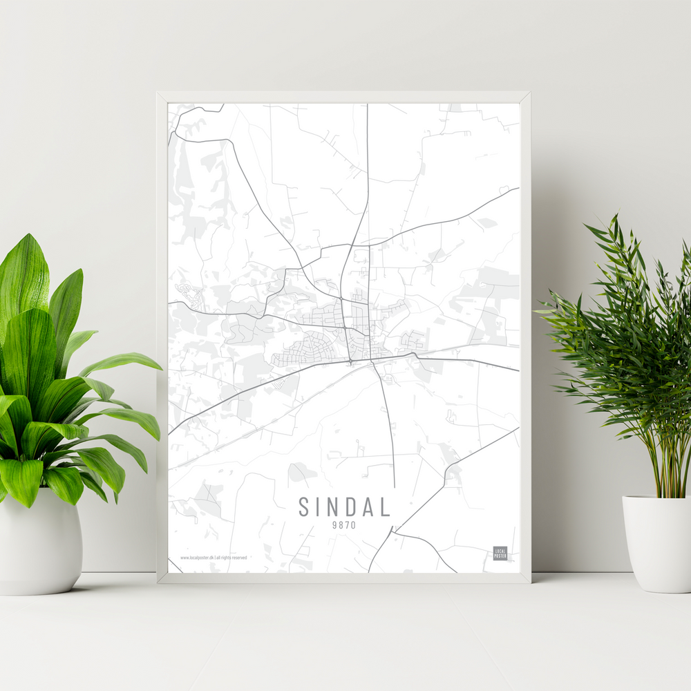 Sindal by plakat local poster