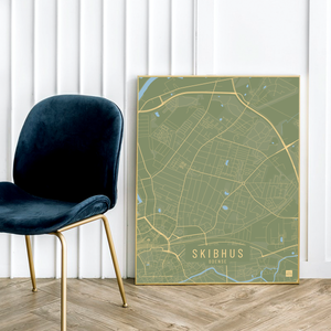 Skibhus by plakat local poster