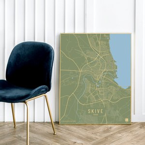 Skive by plakat local poster