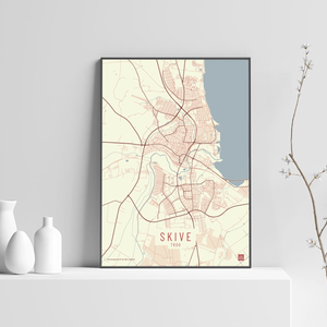 Skive by plakat local poster