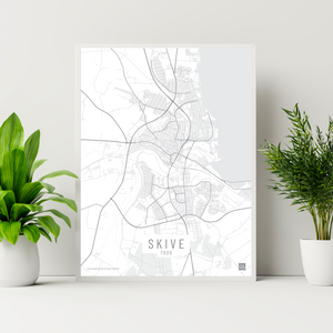 Skive by plakat local poster
