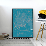 Slagelse by plakat local poster
