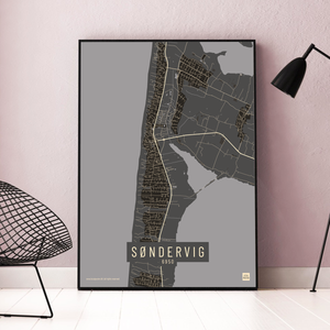 Søndervig by plakat local poster