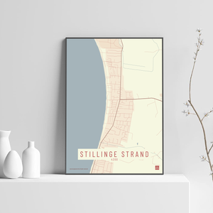 Stillinge Strand by plakat local poster
