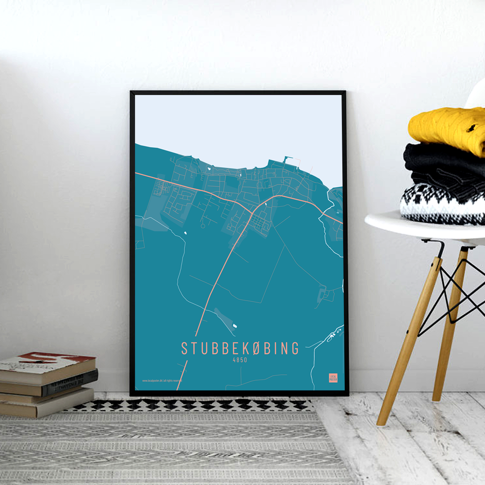 Stubbekøbing by plakat local poster